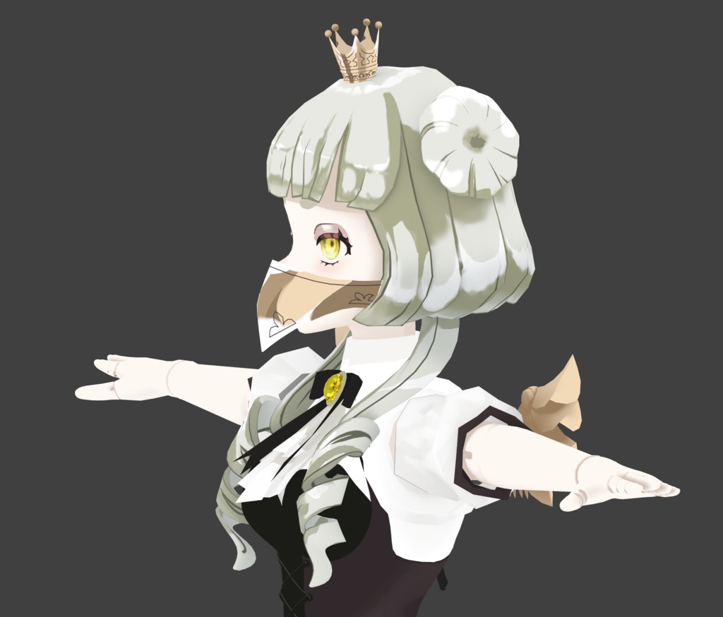 【VRChat対応】カナリアちゃん【関節球体人形】Avalab.aiギフトコード付き