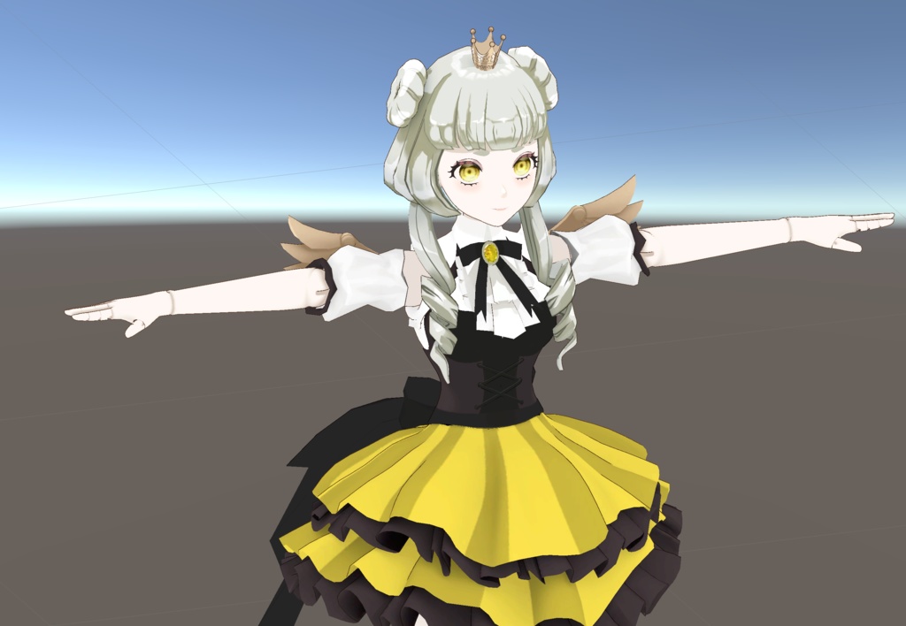 【VRChat対応】カナリアちゃん【関節球体人形】Avalab.aiギフトコード付き