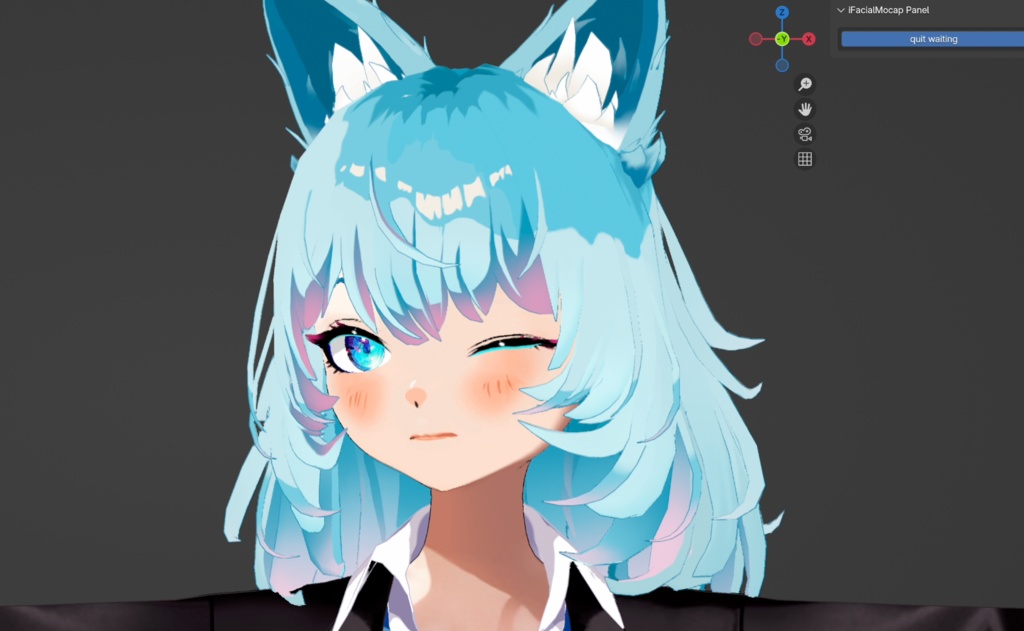 【Blender4.4.1 アドオン】iFacialMocapを使いたい!