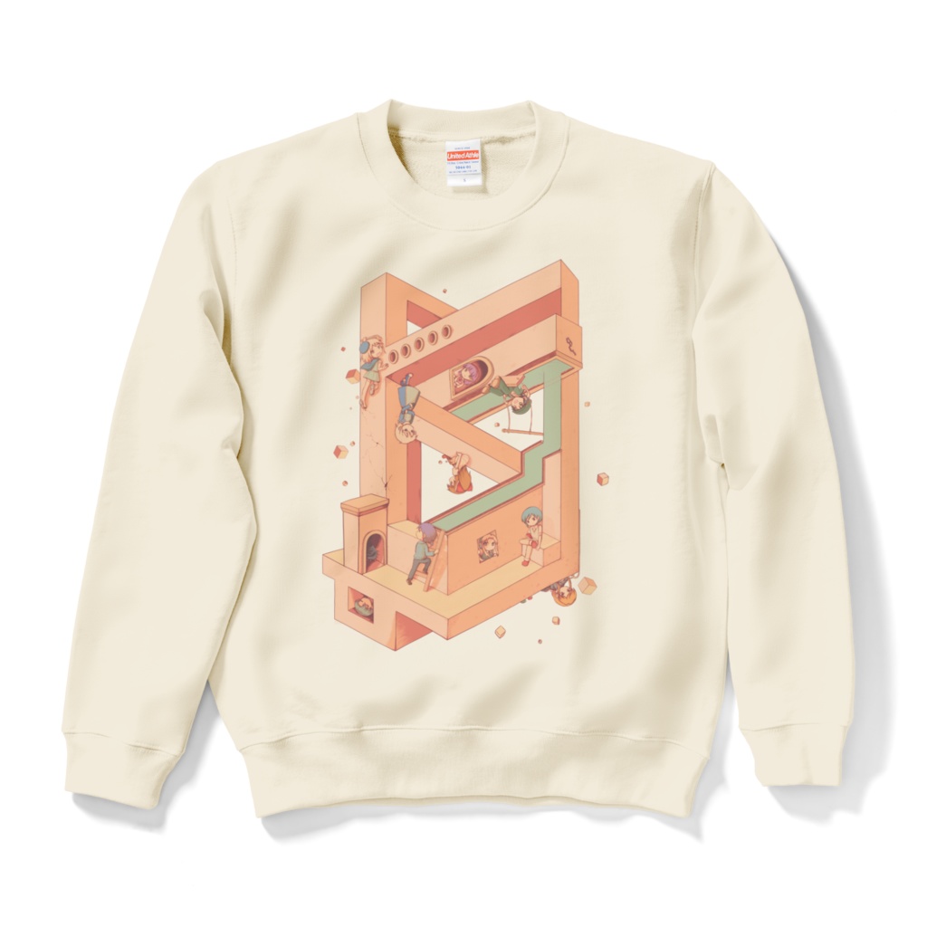 【創作】しのっこだまし絵風スウェット