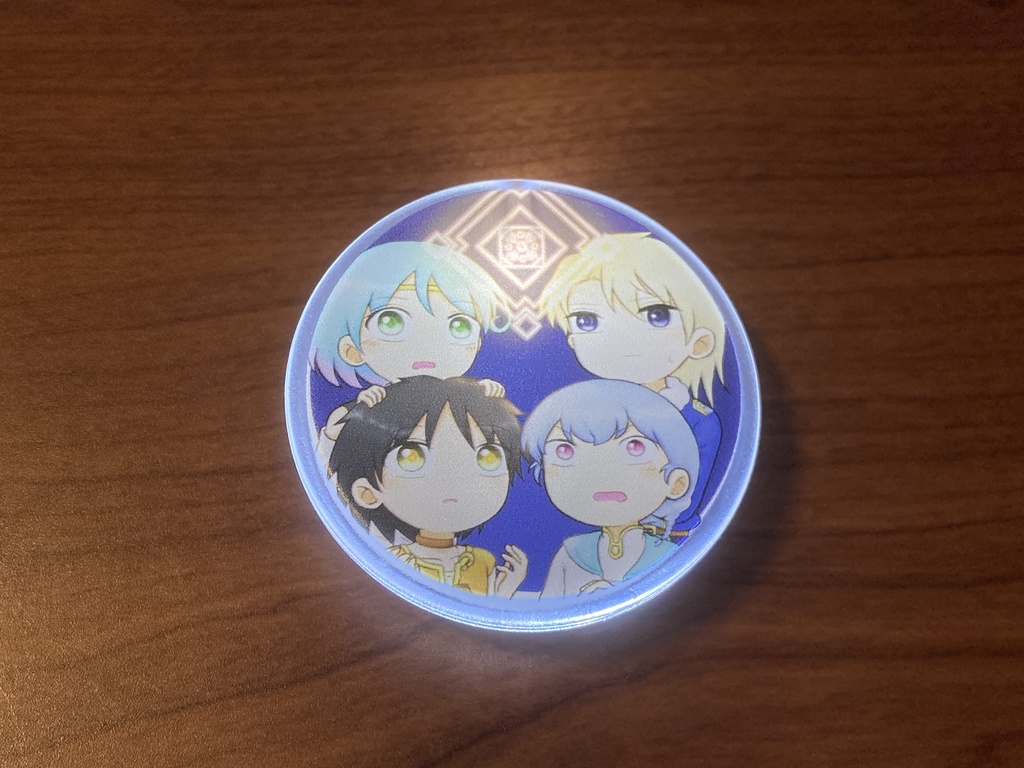 【創作】神ナノLEDバッジ