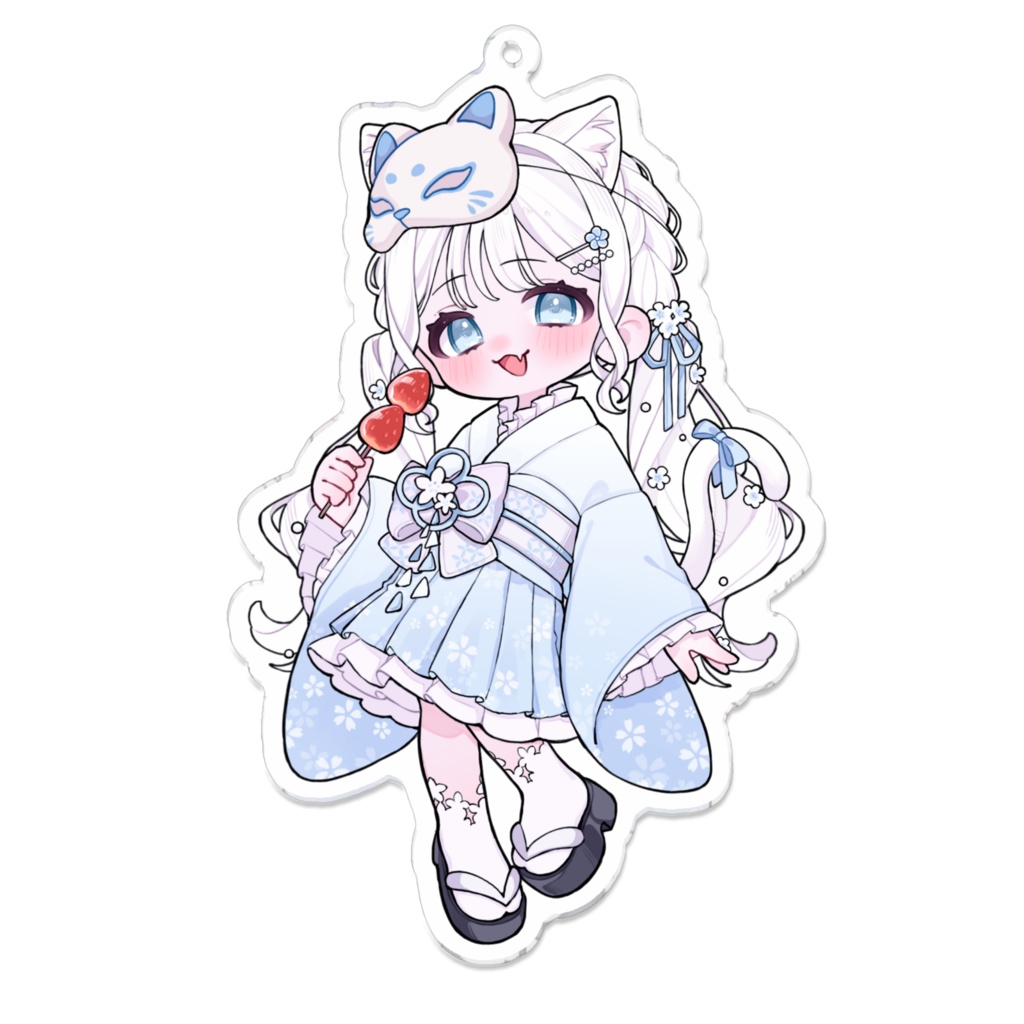 夏の浴衣SDなるちゃん(アクリルキーホルダー)