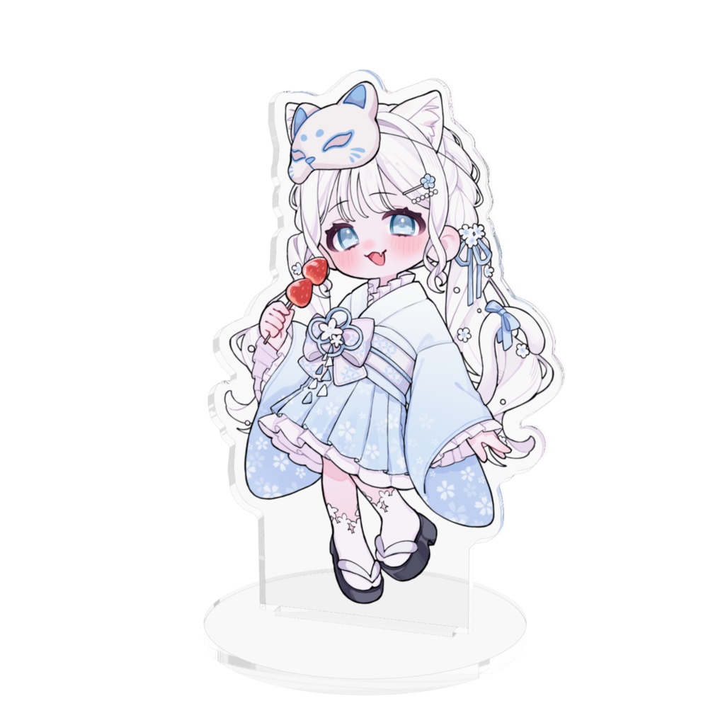 夏の浴衣SDなるちゃんグッズ(アクリルスタンド)