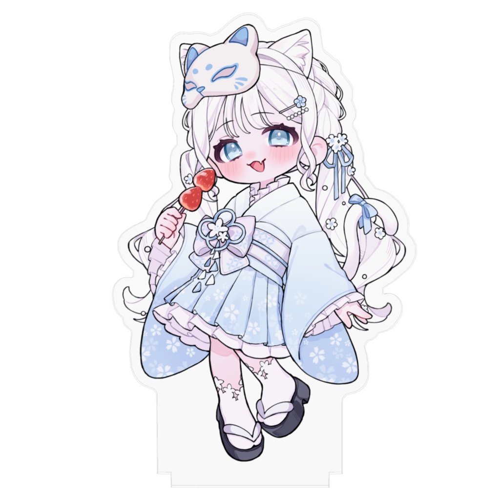 夏の浴衣SDなるちゃんグッズ(アクリルスタンド)