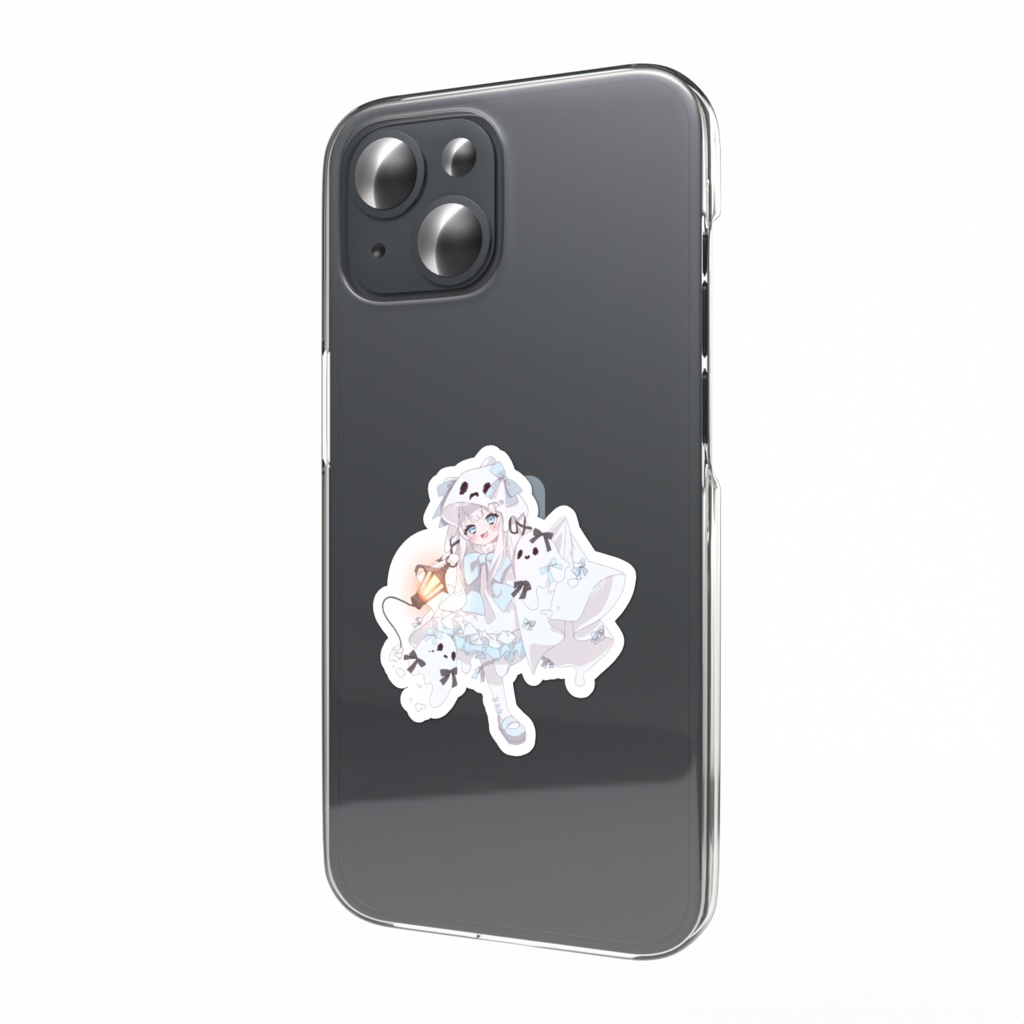 猫耳おばけなるちゃん(ステッカー)