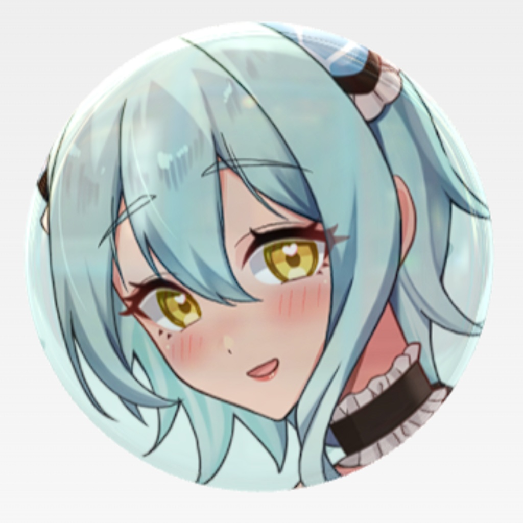 翡翠さね缶バッジ（1枚絵より）