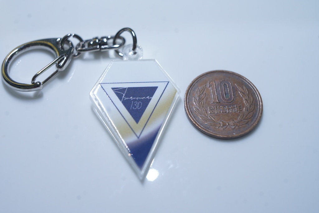 刀剣ダイヤ型アクリルキーホルダー