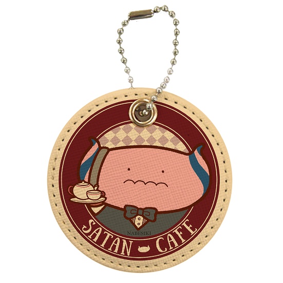 ★SATAN CAFE★レザーキーホルダー