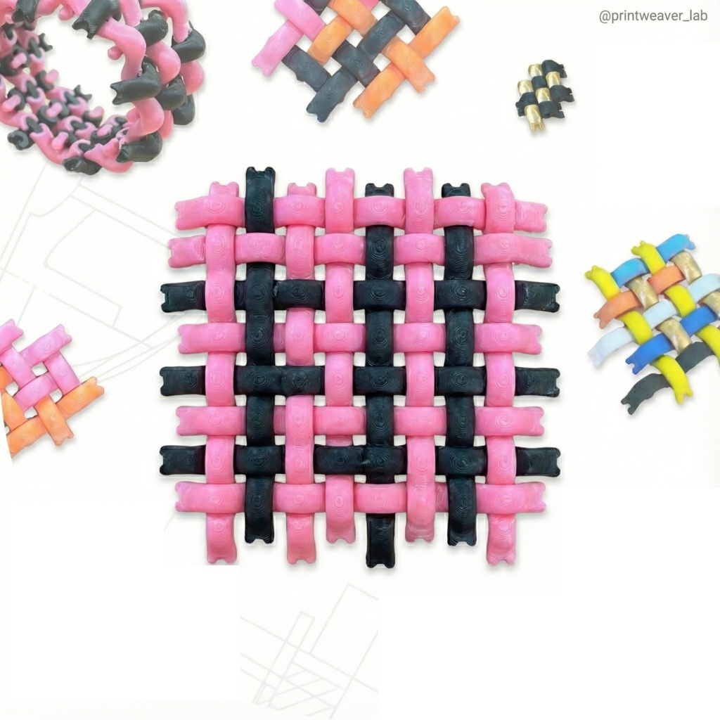 WeaveBlock – 1つのSTLだけで編める3Dプリントパーツ