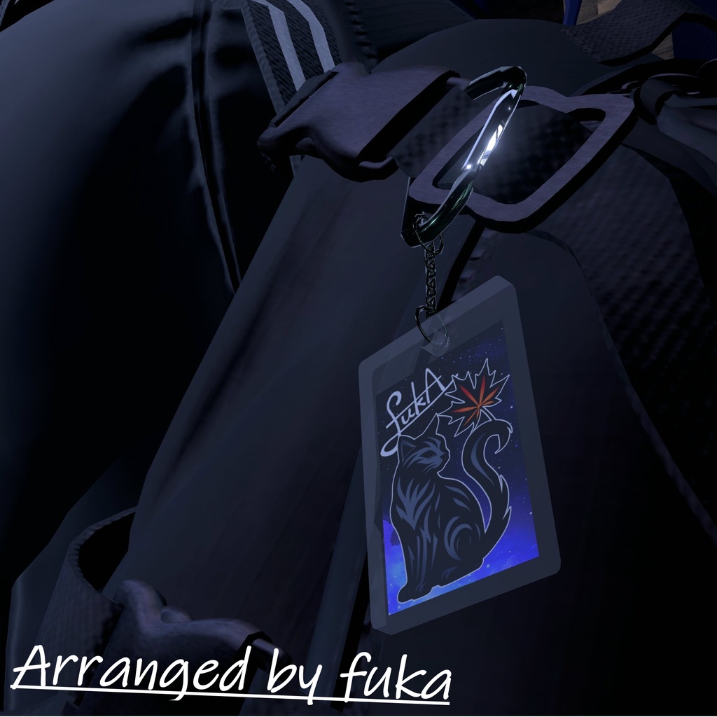 【アクセサリー】アクリルキーホルダー【3Dモデル】