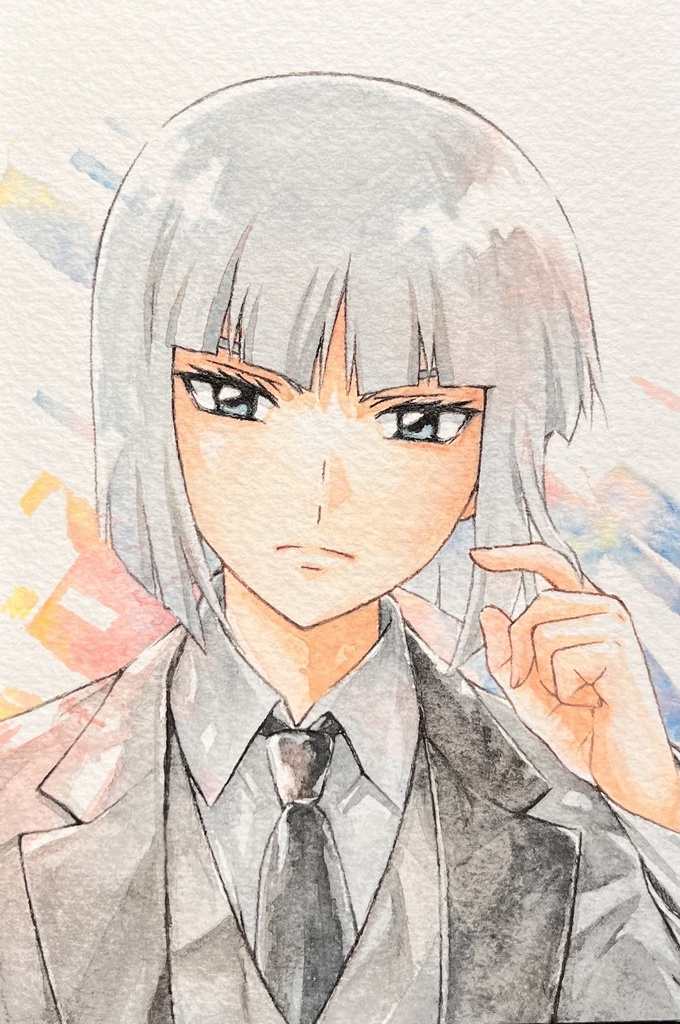 原画⭐︎イザークジュール⭐︎2枚セット⭐︎手描きイラスト⭐︎