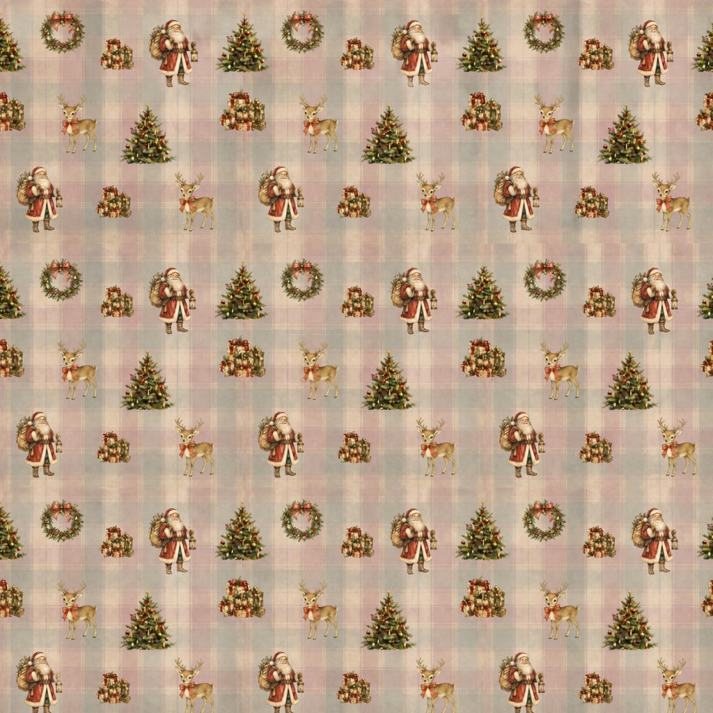クリスマスのデジタルペーパー10セット