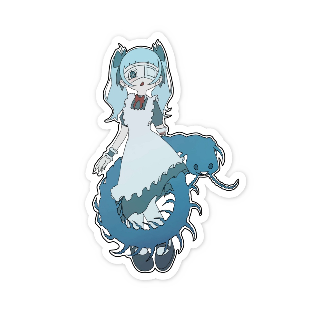 スマホステッカー ムカデメイド