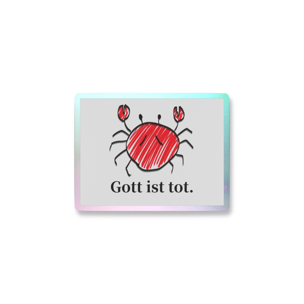 Gott ist tot ステッカー