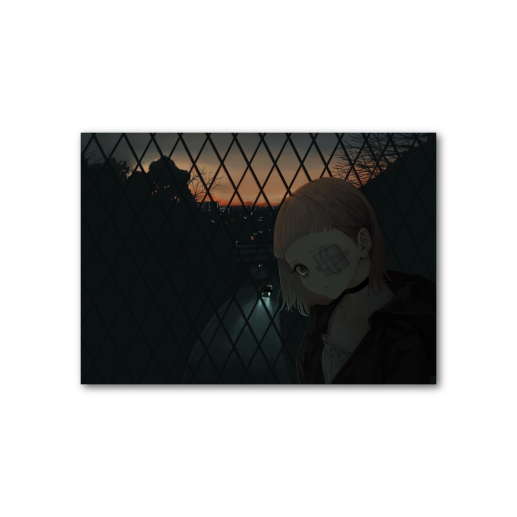 フォト風カード 夕暮れ