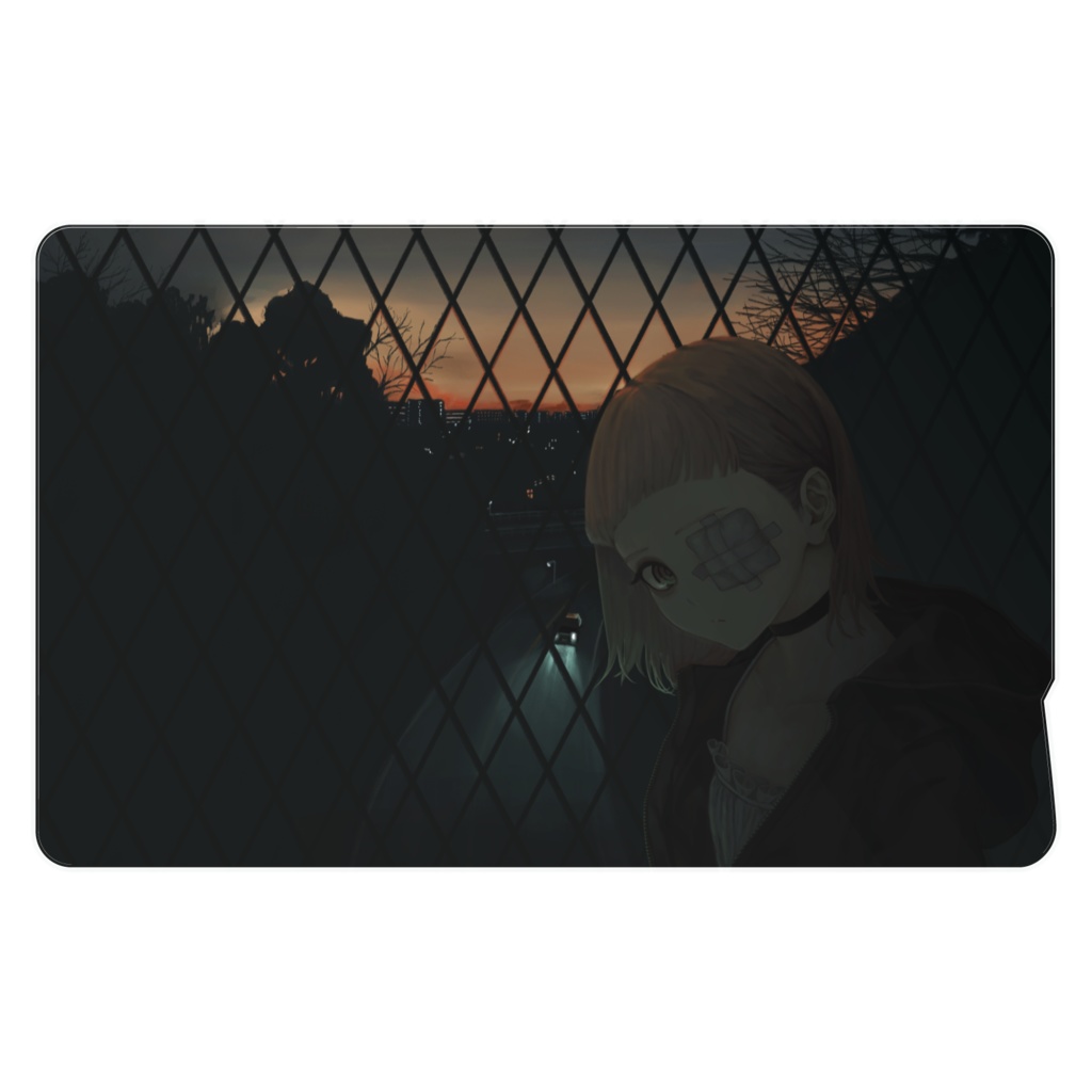 ICカードステッカー(静電吸着) 夕暮れ