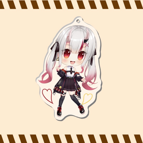 アクリルキーホルダー　百鬼あやめ-私服