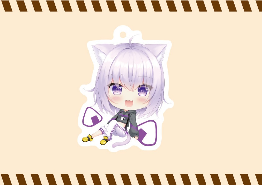 アクリルキーホルダー　猫又おかゆ