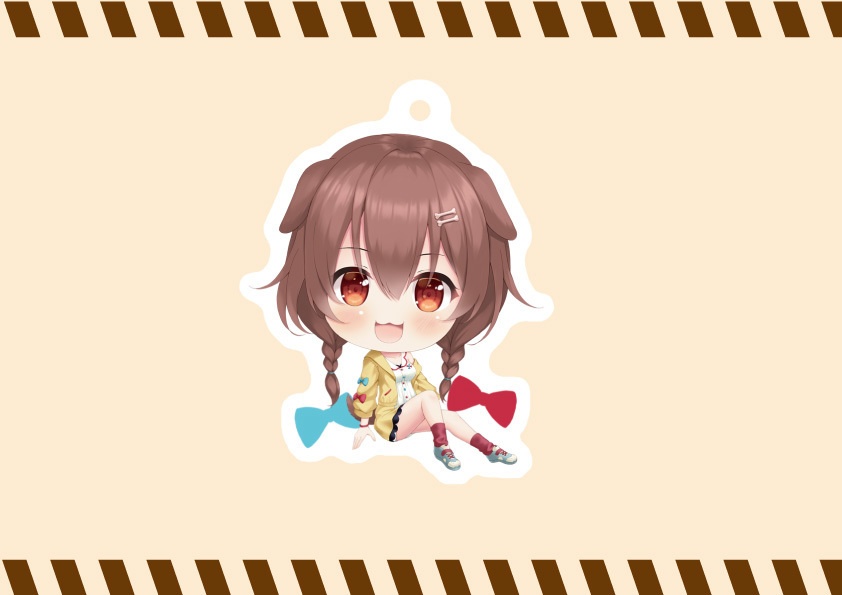 アクリルキーホルダー　戌神ころね