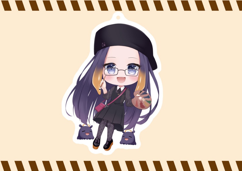 アクリルキーホルダー　一伊那尓栖（私服）