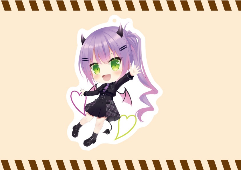 アクリルキーホルダー　常闇トワ（制服）