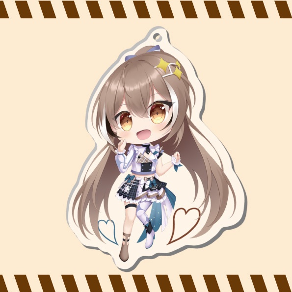 アクリルキーホルダー　七詩ムメイ-ブライト衣装