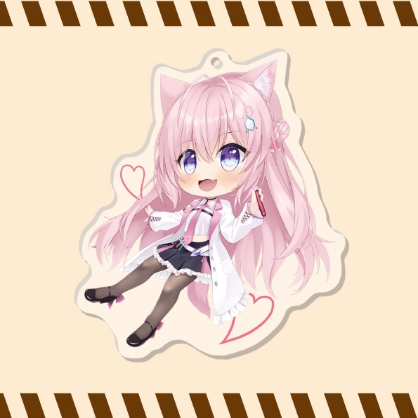 アクリルキーホルダー　博衣こより-通常衣装