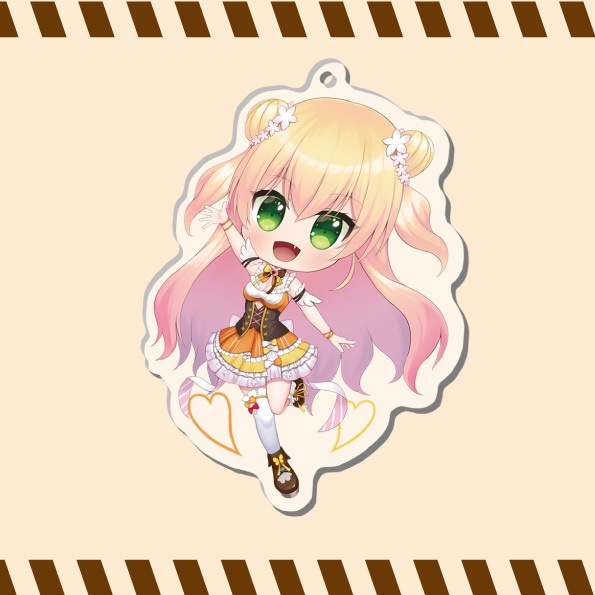 アクリルキーホルダー　桃鈴ねね-通常衣装