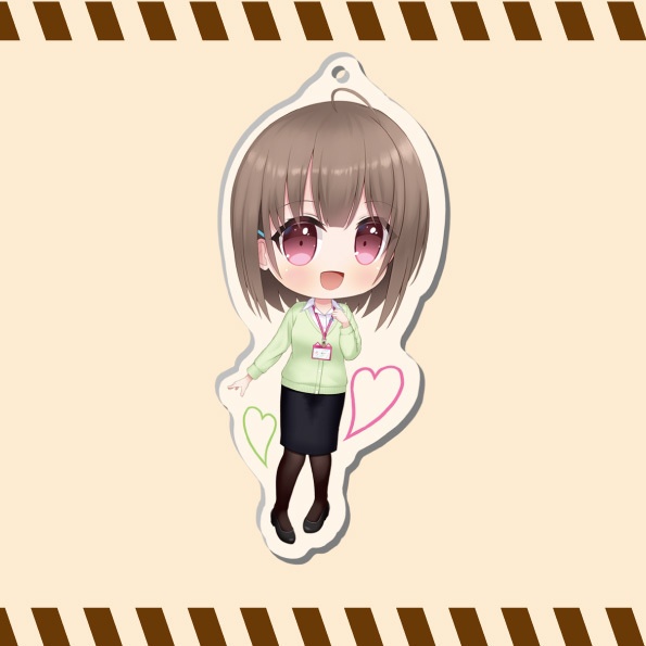 アクリルキーホルダー　春先のどか-通常衣装