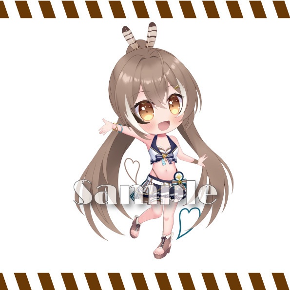 ホロライブ 七詩ムメイ アクリルキーホルダー Expo2022 アクリルキーホルダー 七詩ムメイ-水着2023 - yuto-sepiacolor - BOOTH