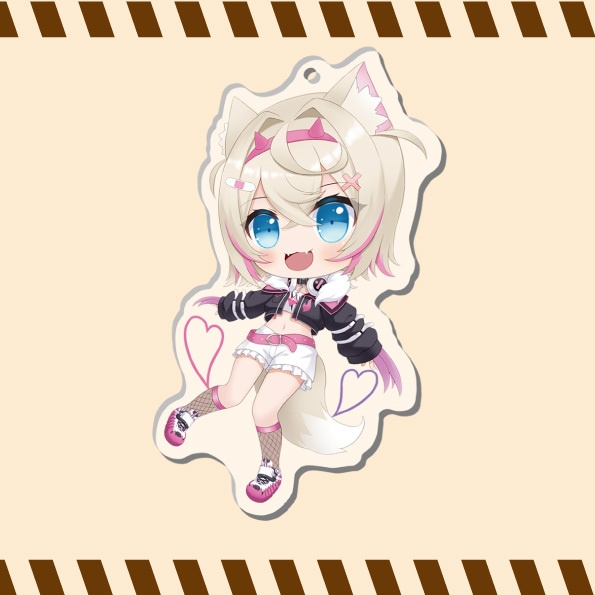 アクリルキーホルダー　モココ・アビスガード-通常衣装