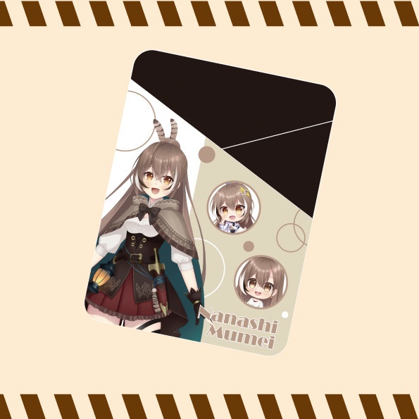 スマホ用カードポケット　七詩ムメイ