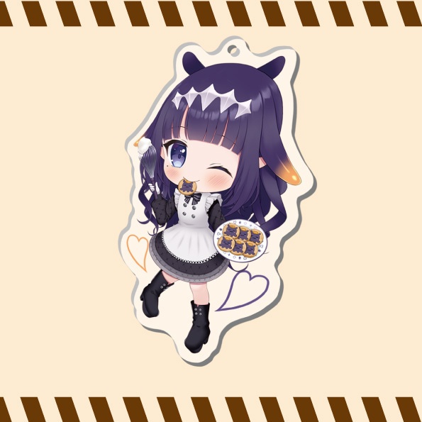 アクリルキーホルダー　一伊那尓栖-パティシエ