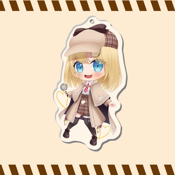 アクリルキーホルダー　ワトソン・アメリア-通常衣装