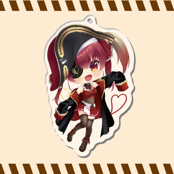 アクリルキーホルダー　宝鍾マリン-通常衣装