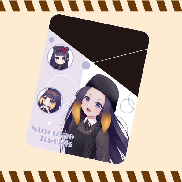 スマホ用カードポケット　一伊那尓栖-私服