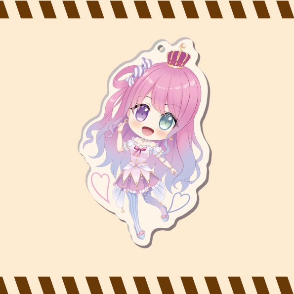 アクリルキーホルダー　姫森ルーナ-通常衣装