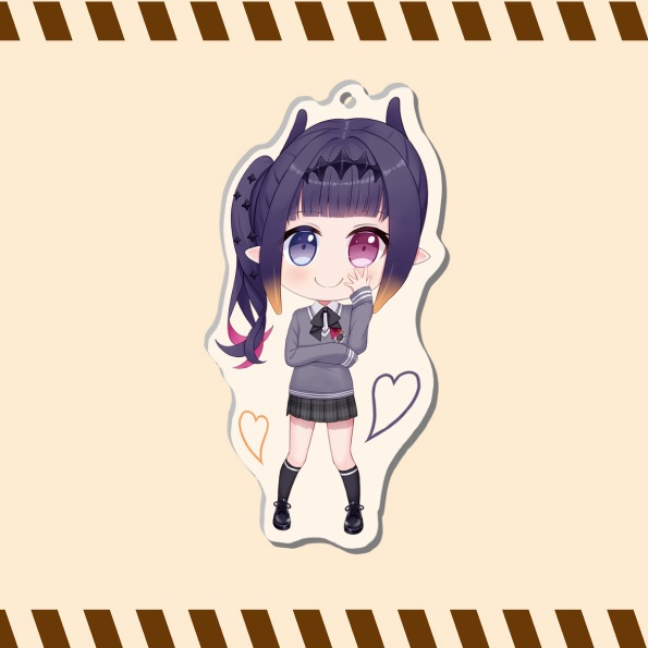 アクリルキーホルダー　一伊那尓栖-制服