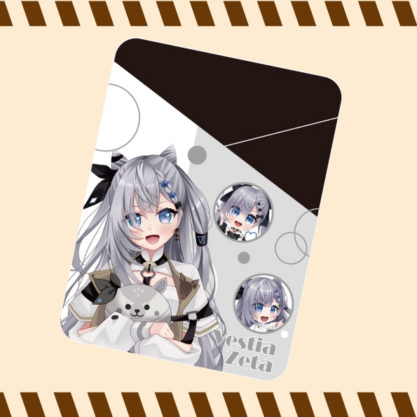 スマホ用カードポケット　ベスティア・ゼータ