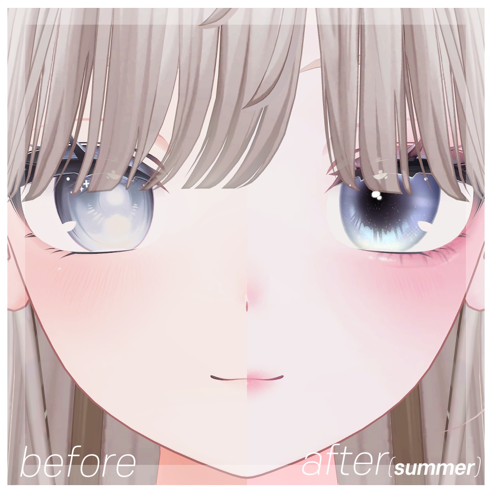 4Seasons Eye & MakeUp & Body Texture Set for しなの