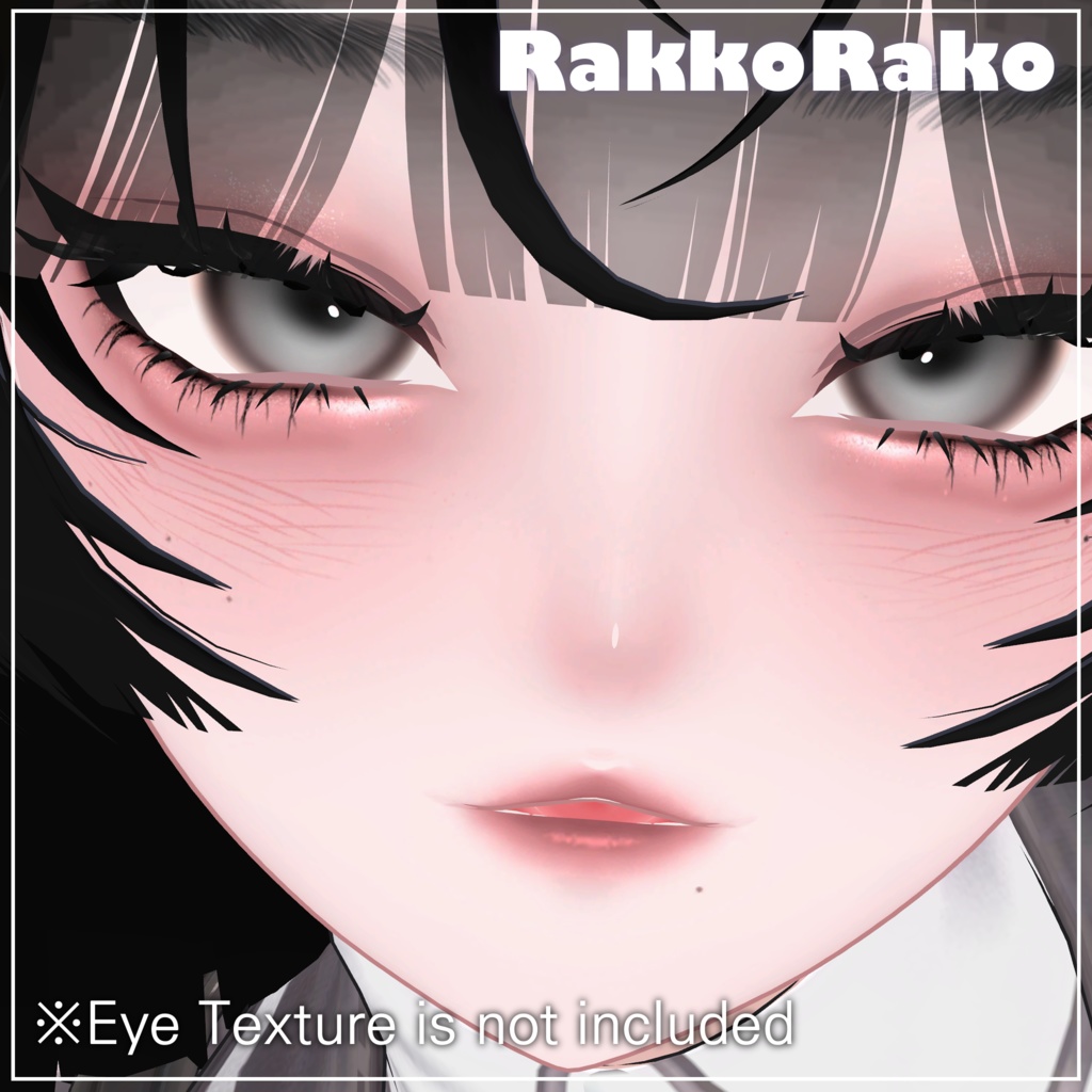 🖤 Messy Girl Make Up Texture for LUMINA / ルミナ 🖤 (+Face BlendShape Key!!)