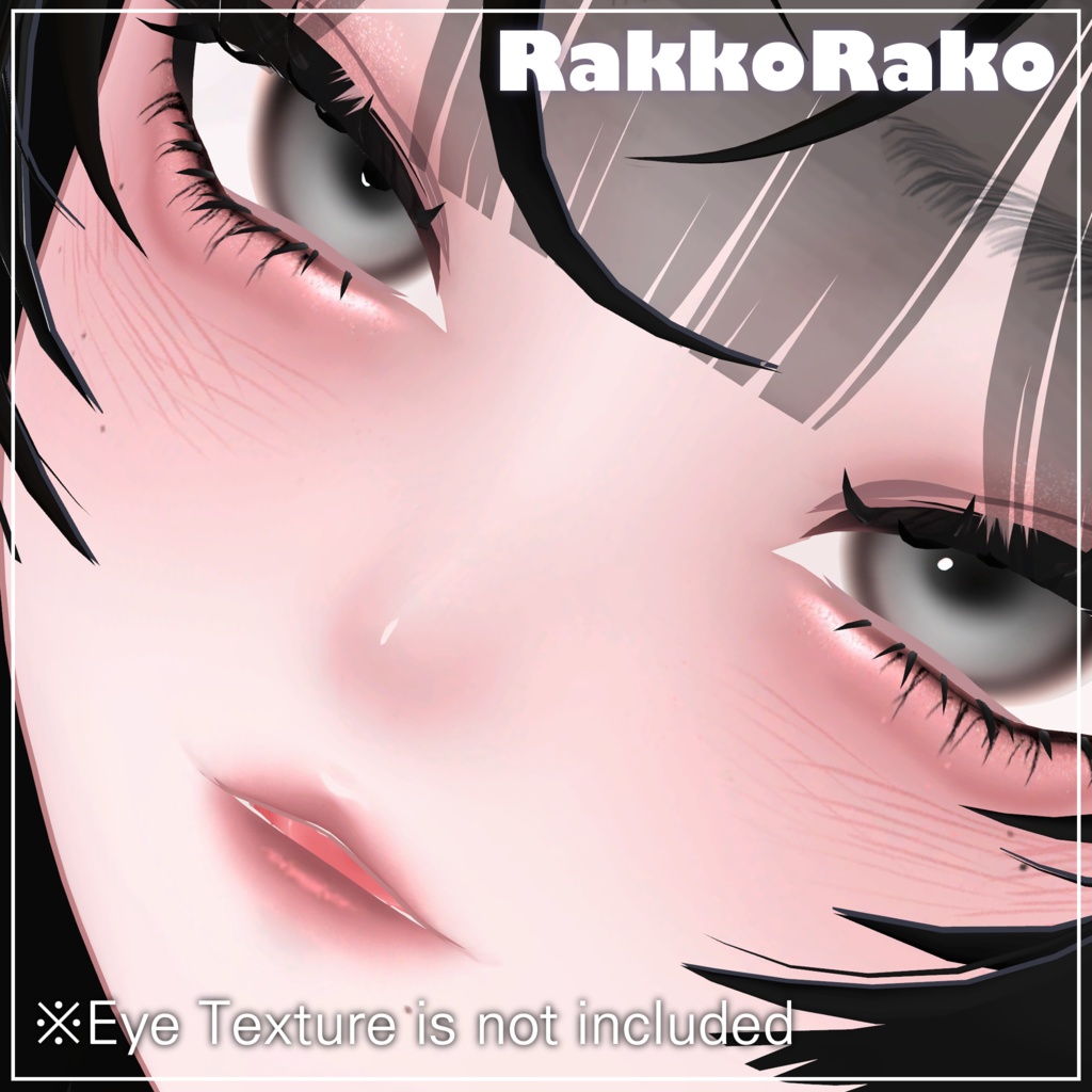 🖤 Messy Girl Make Up Texture for LUMINA / ルミナ 🖤 (+Face BlendShape Key!!)