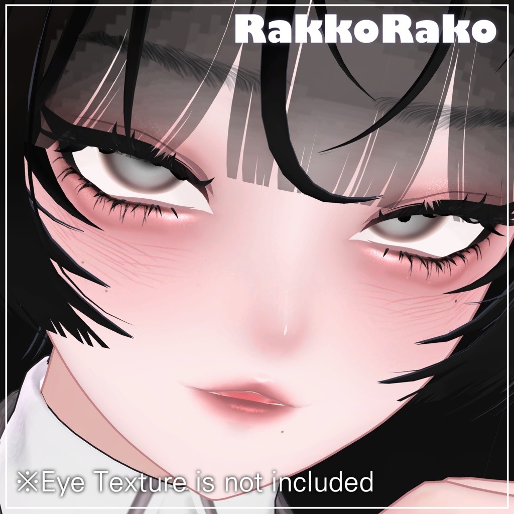 🖤 Messy Girl Make Up Texture for LUMINA / ルミナ 🖤 (+Face BlendShape Key!!)