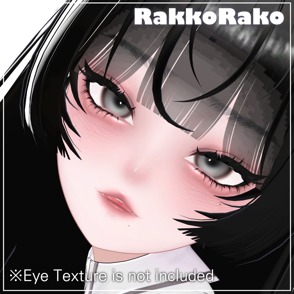 🖤 Messy Girl Make Up Texture for LUMINA / ルミナ 🖤 (+Face BlendShape Key!!)