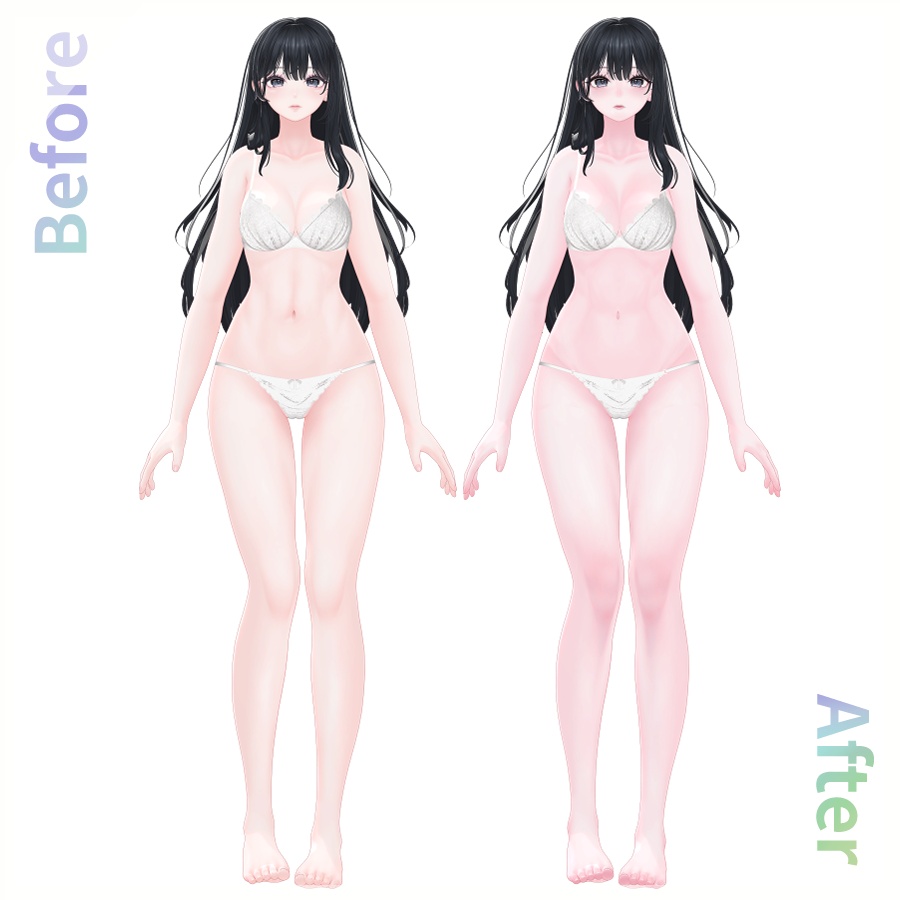 ♡CHUCHU♡ Misaki 海咲 MakeUp & Body Textures
