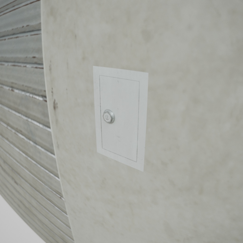 【FBXモデル】シャッター