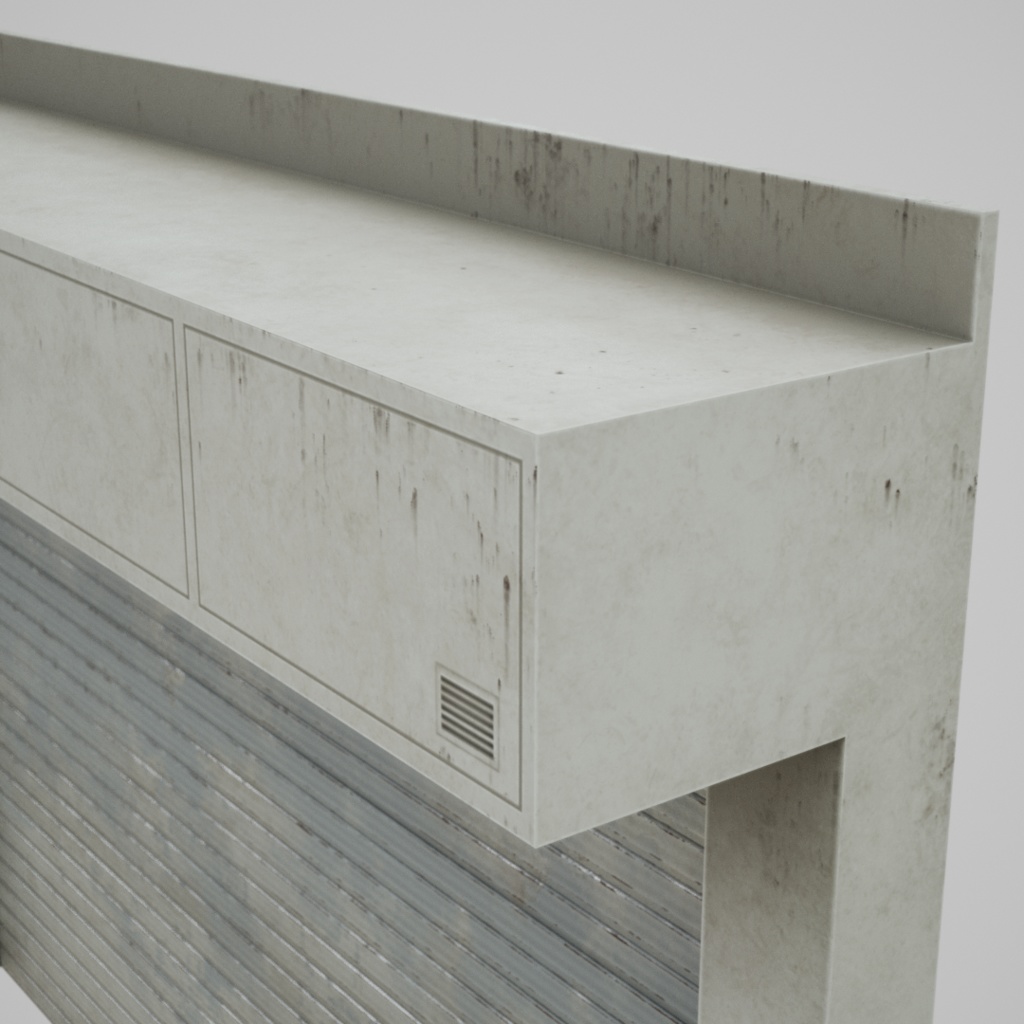 【FBXモデル】シャッター