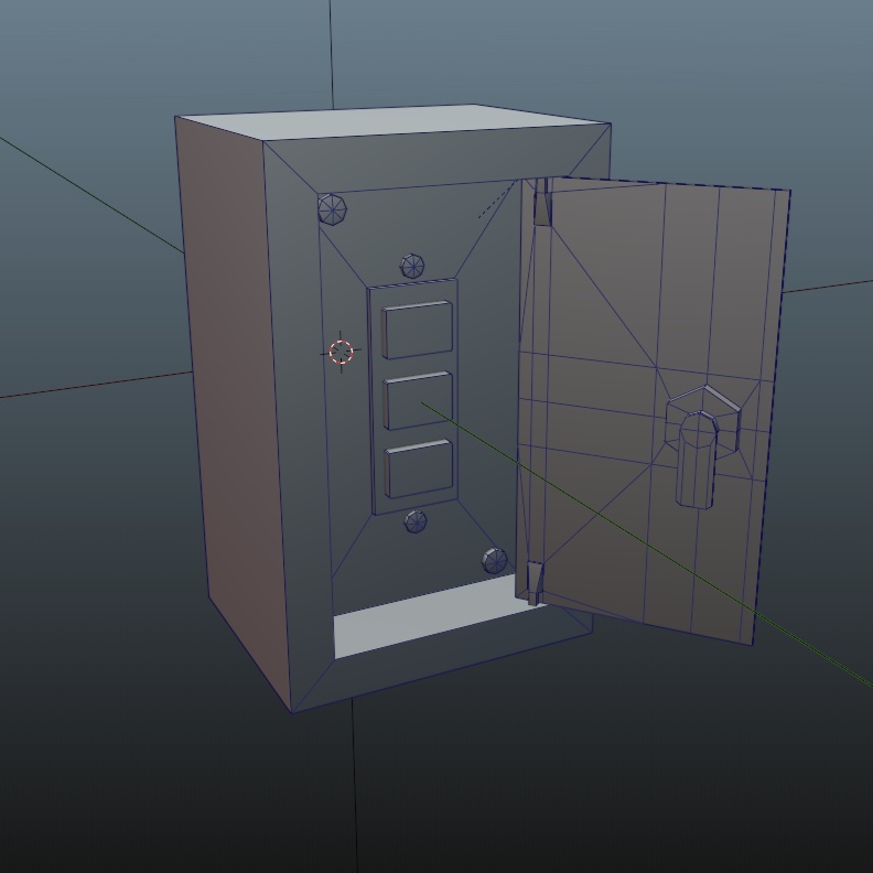 【FBXモデル】シャッタースイッチボックス