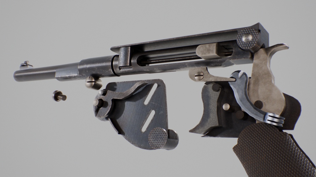 【FBXモデル】Belgmann M1896 No.3