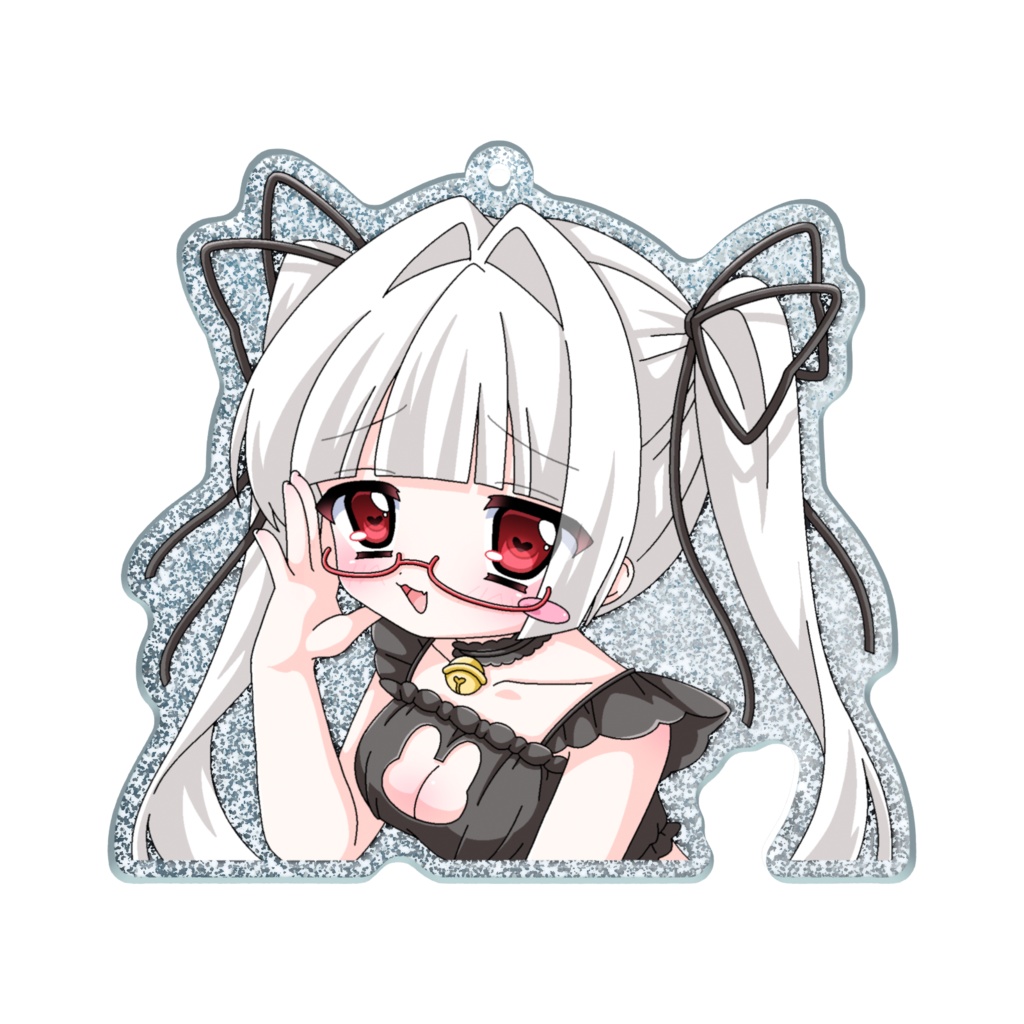 小生意気なうさあすキーホルダー